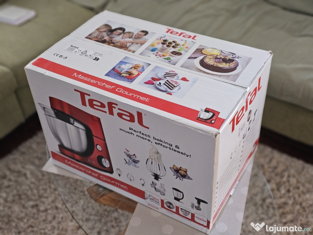 Robot bucatarie Tefal Gourmet, nefolosit, 2 ani extra garantie
