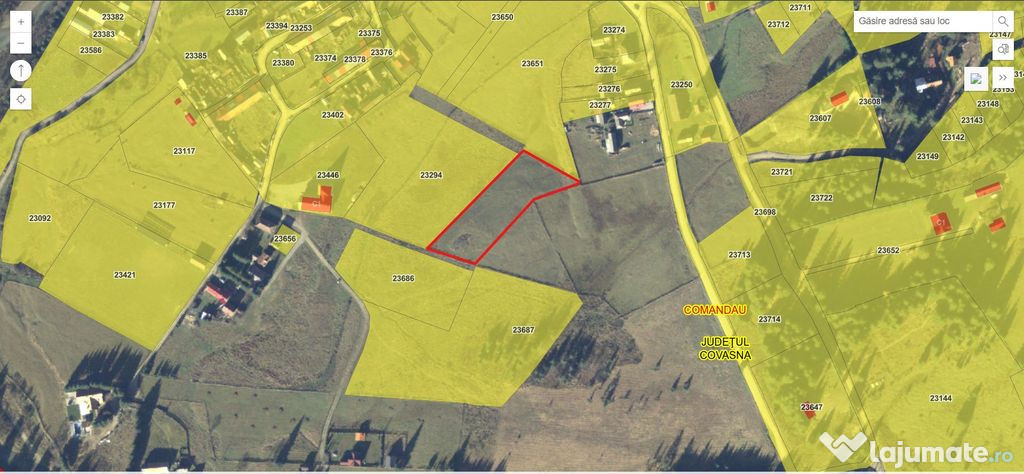 Teren intravilan de vânzare, 3900mp în Comandău!