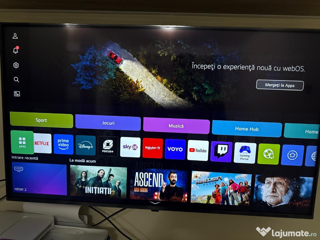 Televizor LG Smart 4K + PS4 + Jocuri