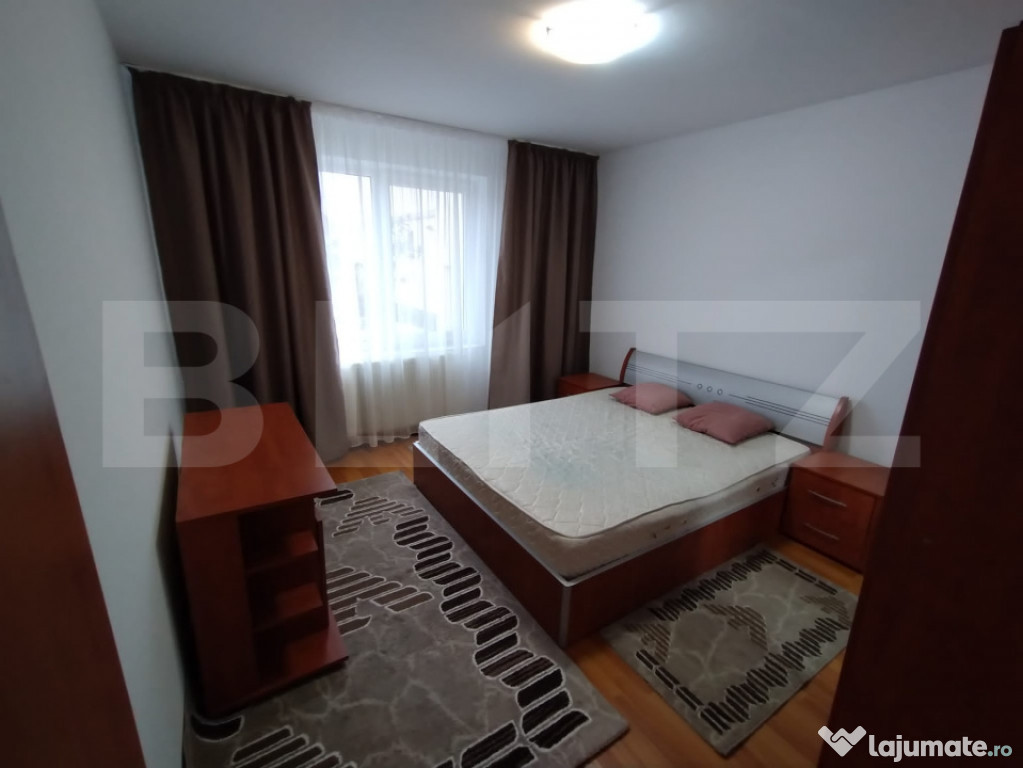 Apartament de închiriat cu 2 camere,53 mp,parter,zona Deceb