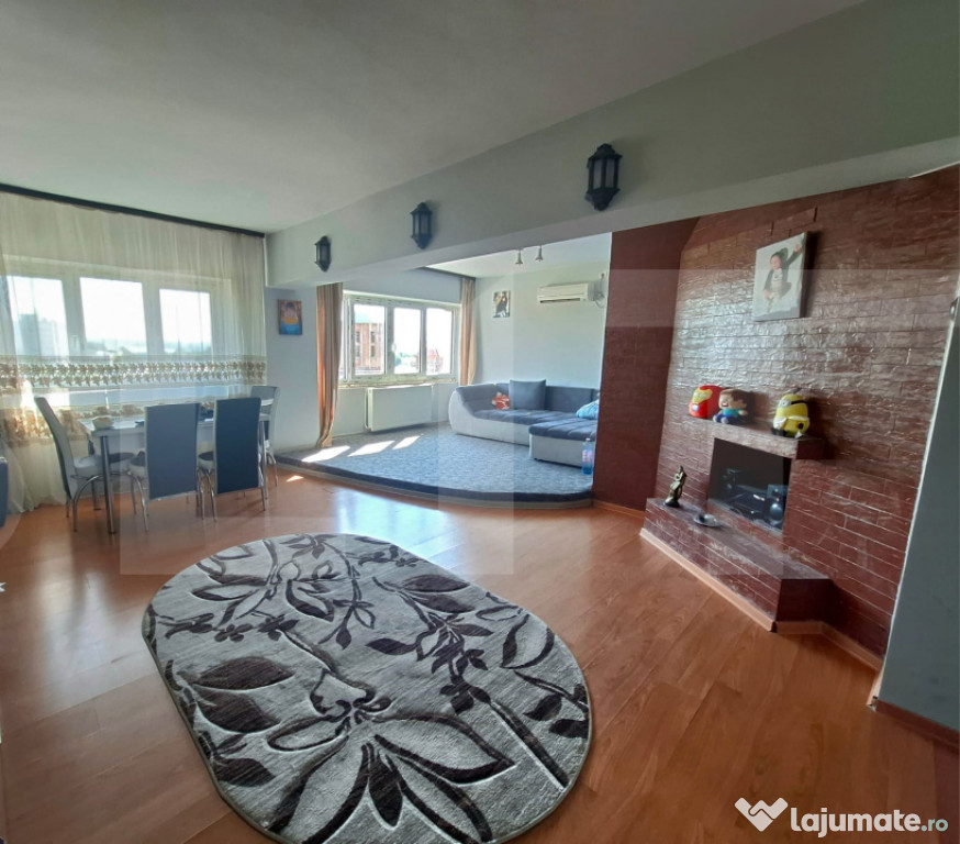 Apartament spațios 2 camere, 88 mp – zona Gării