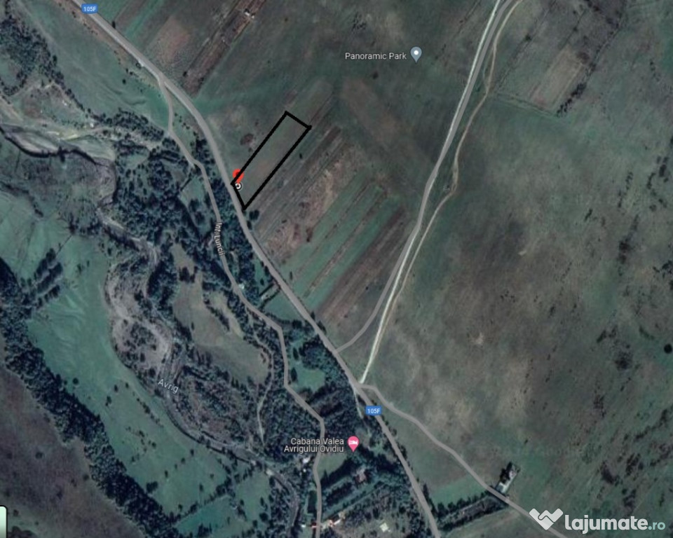 Teren intravilan Valea Avrigului,cu acces direct de pe sosea,3500mp