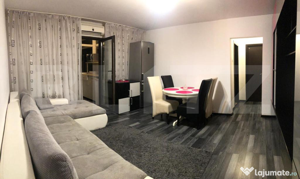 Apartament semidecomandat cu 3 camere, zona Lapus
