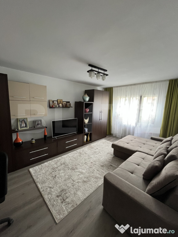 Apartament 2 camere, 57 mp, etaj 3, complet mobilat, zona Bi