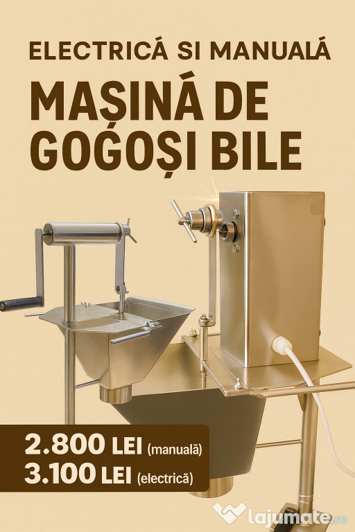 Mașina de gogoși bile manuală sau electrica