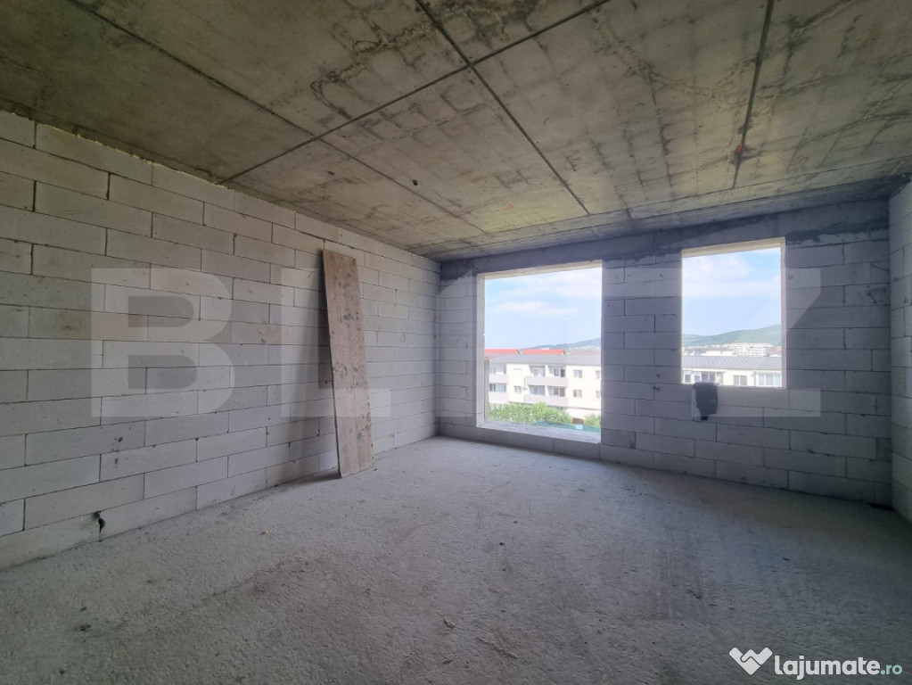 Apartament 2 camere, 53mp, balcon, bloc NZEB, zona Terra