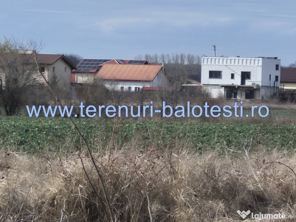Teren cu gaz si electric la hotar,langa padure 730 mp
