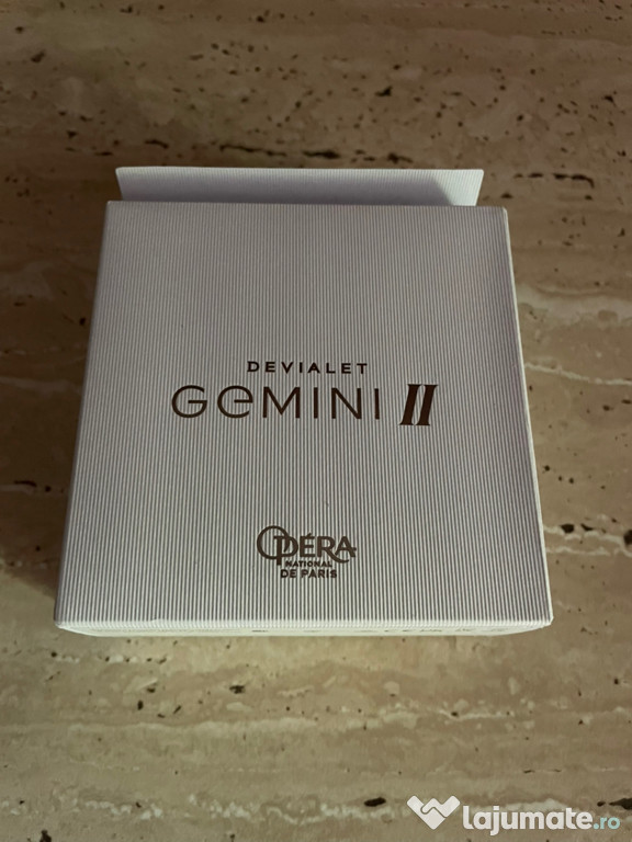 Casti In-ear Devialet Gemini II, Alb-Auriu, NOU