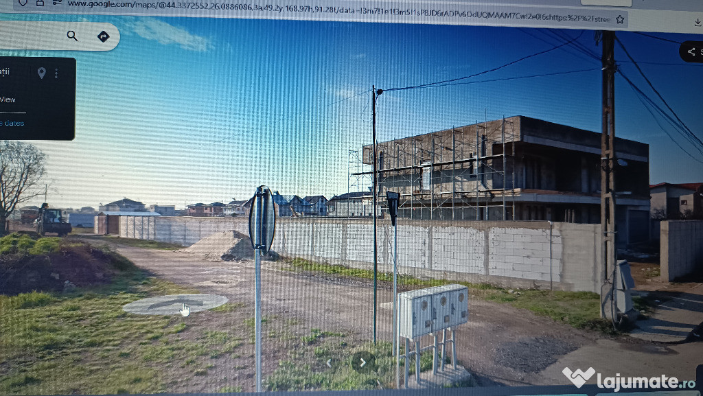 Teren de casa 550mp la 35 de minute de centrul Bucurestiului!