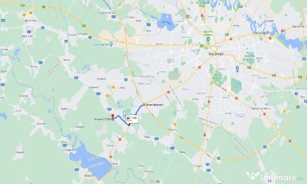 Teren de inchiriat 350mp - Bragadiru-Clinceni