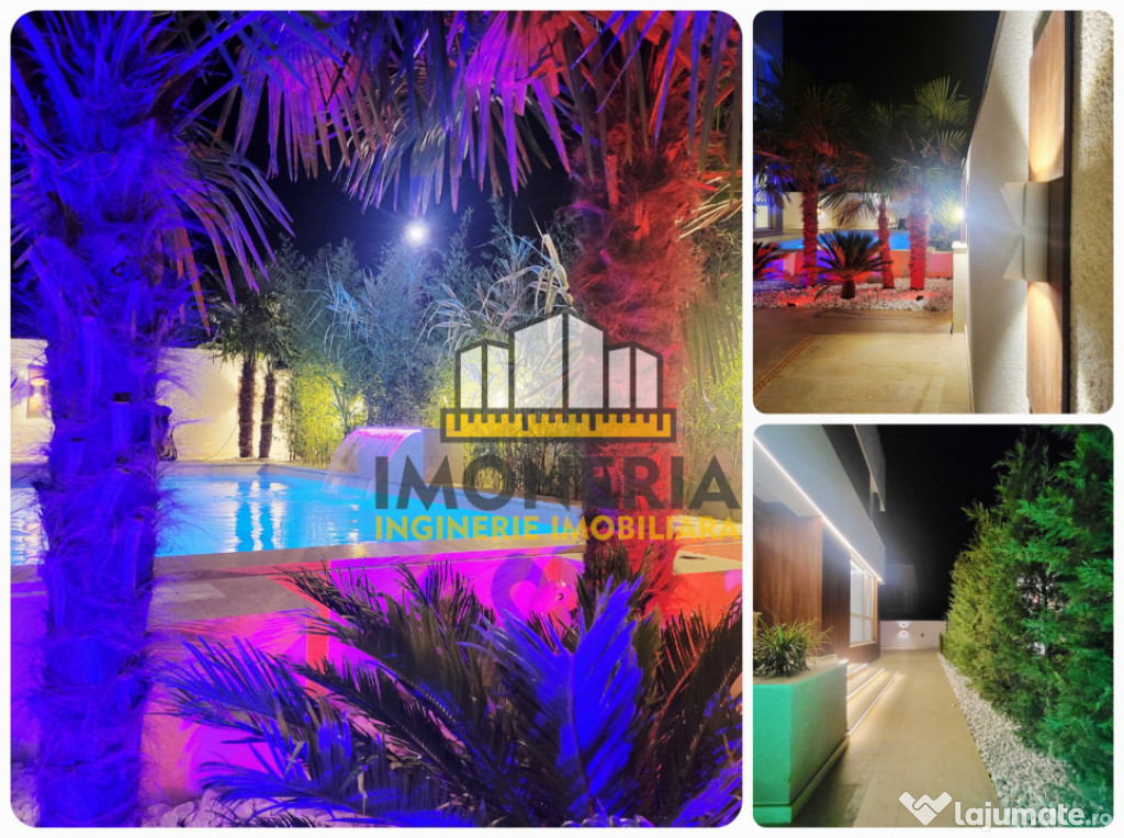 Vila stil mediteranean cu piscina-Zona zi 63 mp-0% comision-