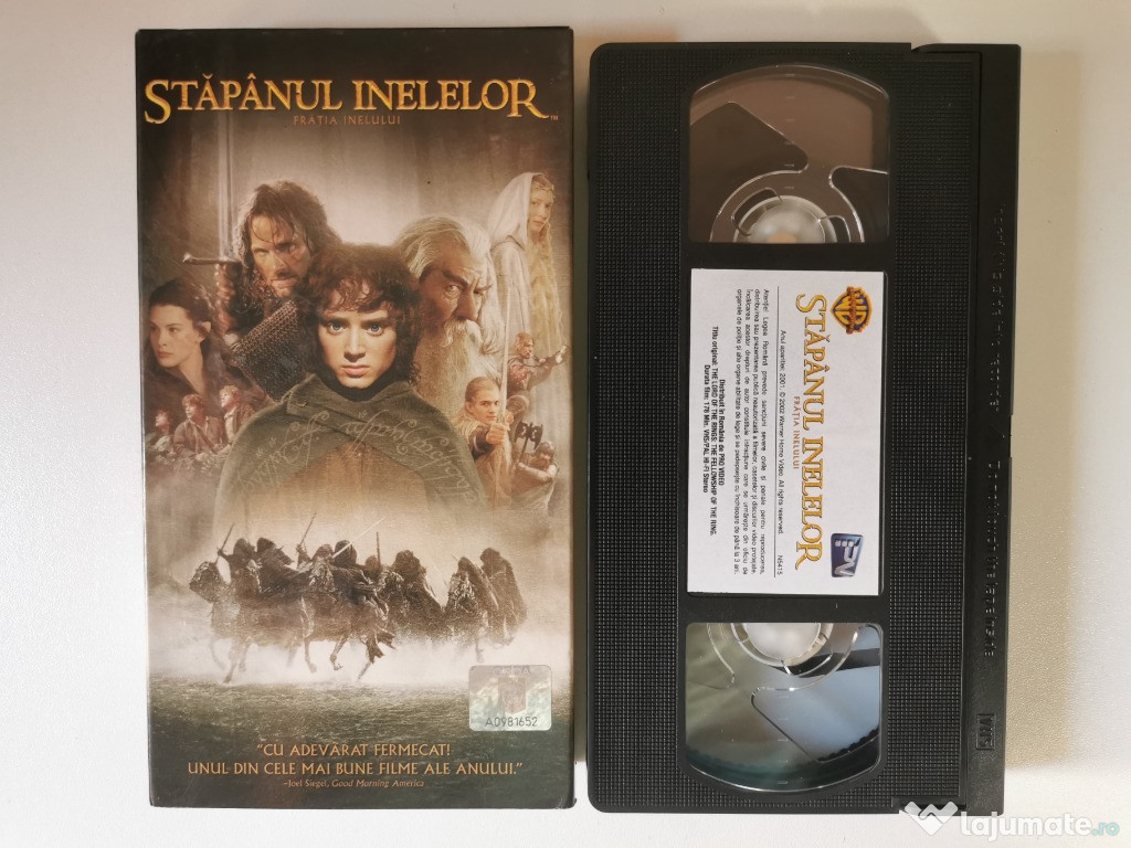 Caseta video Stapanul inelelor Fratia inelului The Lord of the Rings