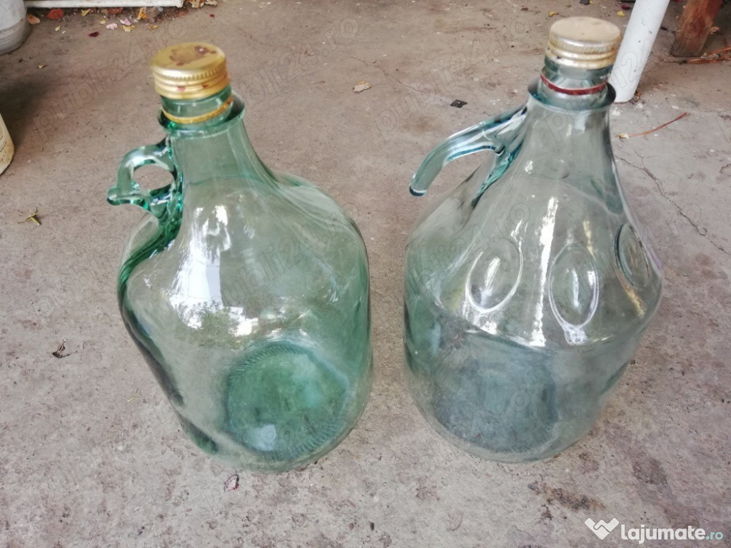 Damigene de sticlă 5l (cu capac)
