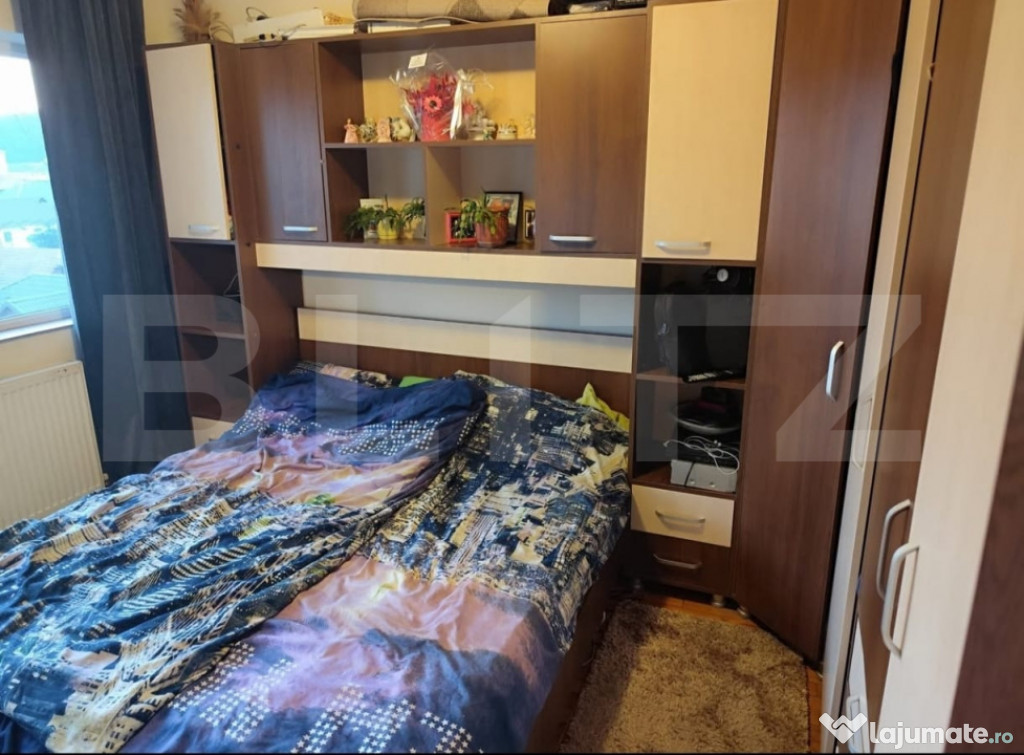 Apartament 2 camere,38 mp,decomandat,oras Beclean,zona centr