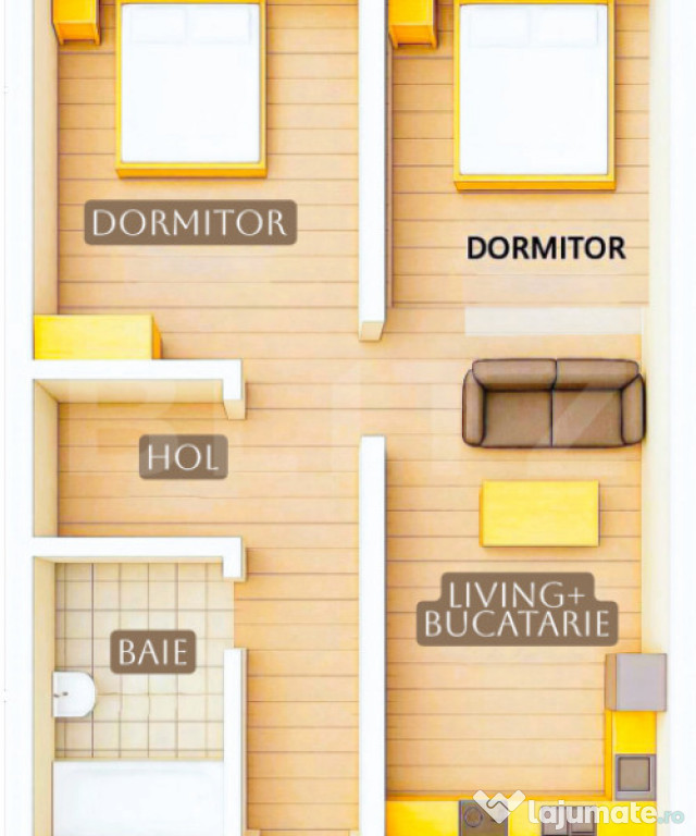 Apartament 3 camere - Lunca Cetatuii