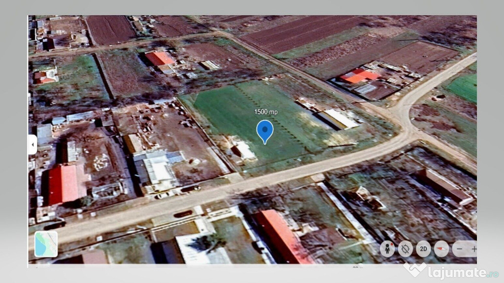 Teren intravilan 1.500 mp, sat Florica, comuna Ileana, județul Călăraș