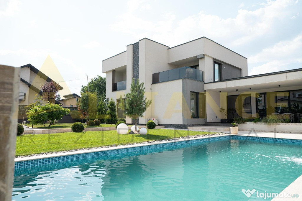 Vila de lux P+1E || 5 camere 5 bai + dressing || 850mp teren