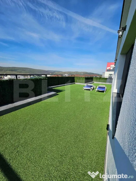 Apartament 2 camere, 53,5 mp, tip penthouse, terasa de 80 mp
