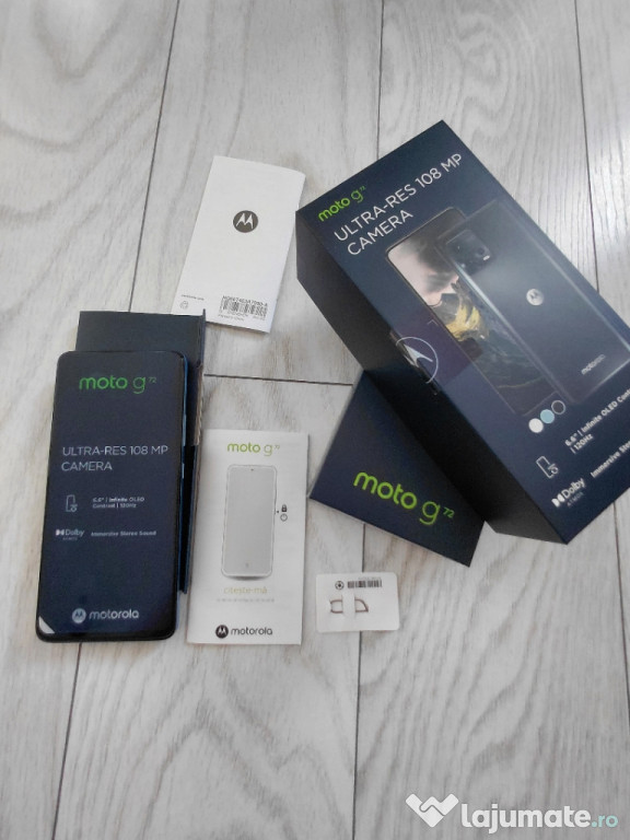 Telefon Motorola G72 pachet complet