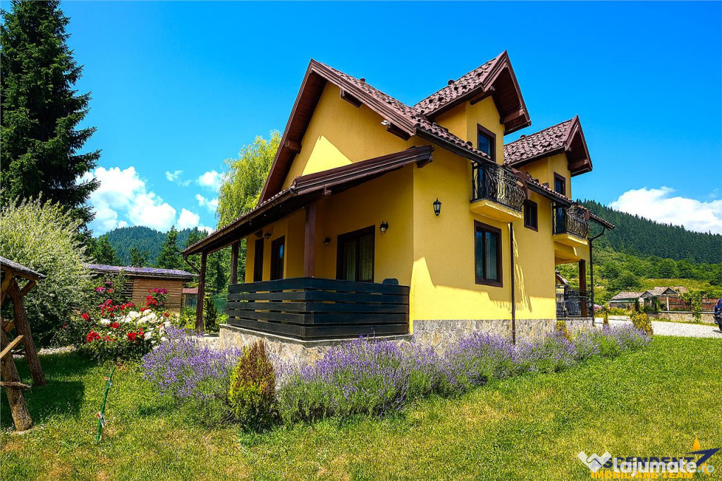 Refugiu pretios: jacuzzi, lemn masiv, 2.000 mp teren,4 dorm