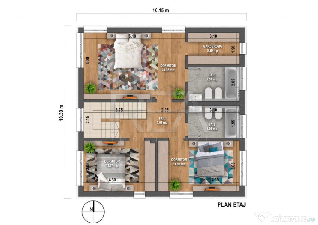 Vila 3 Camere + 2 Locuri de Parcare Corbeanca