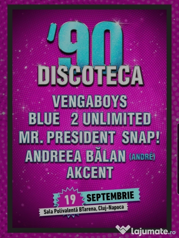 Discoteca 90 un bilet cat 2