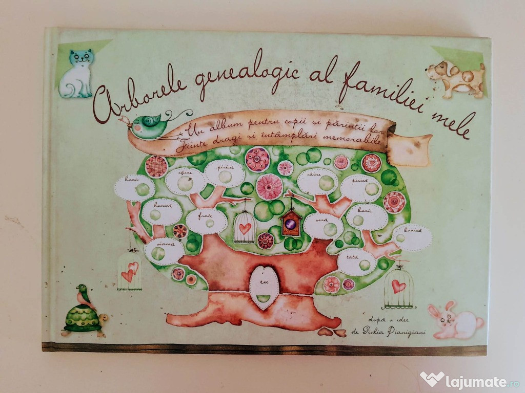 Arborele genealogic al familiei mele - carte pentru copii