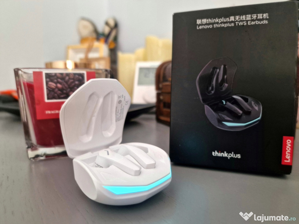 Casti Lenovo wireless GM2 Pro Deep Bass 3D