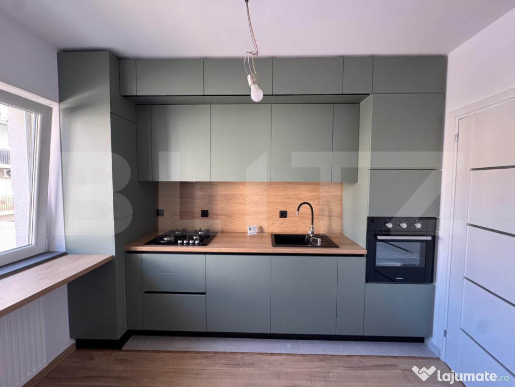 Apartament 2 camere, totul nou, etaj 1 cu parcare