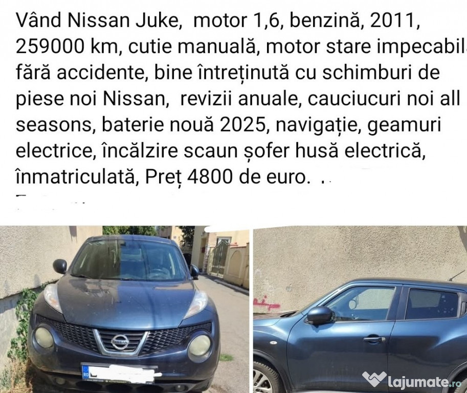 Nissan Juke, benzina, 1,6