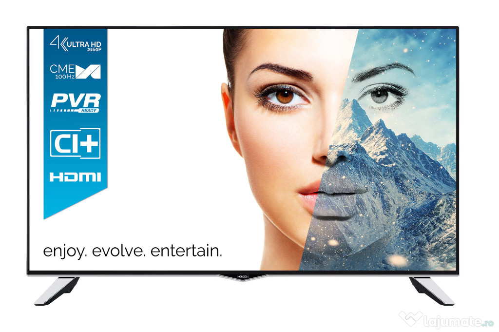 TV Horizon 43HL8500U, 4K UltraHD, 108cm + tvbox android 4k + soundbar