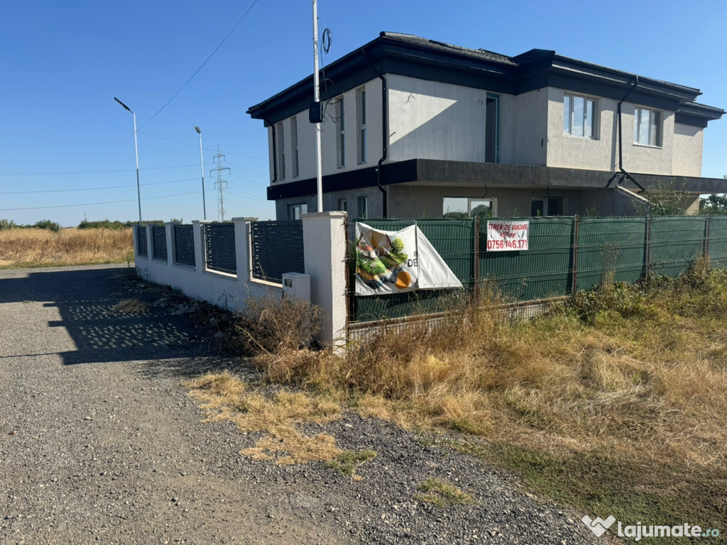 Teren comuna Berceni 450mp. Deschidere 16,50
