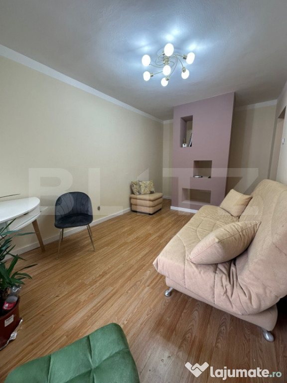 Apartament 1 Cameră, Parter, Renovat – Tudor, Târgu Mure