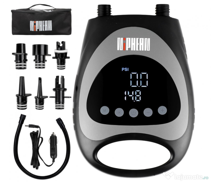 Pompa smart Electrica Portabila 20 Psi Oprire Automata Bat intern
