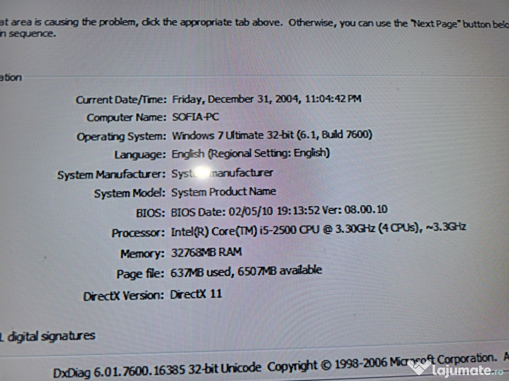 Vand calculator i5