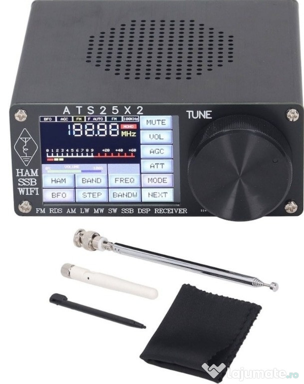 Receiver radio ATS25X2 Fm rds am lw mw sw ssb dsp receiver