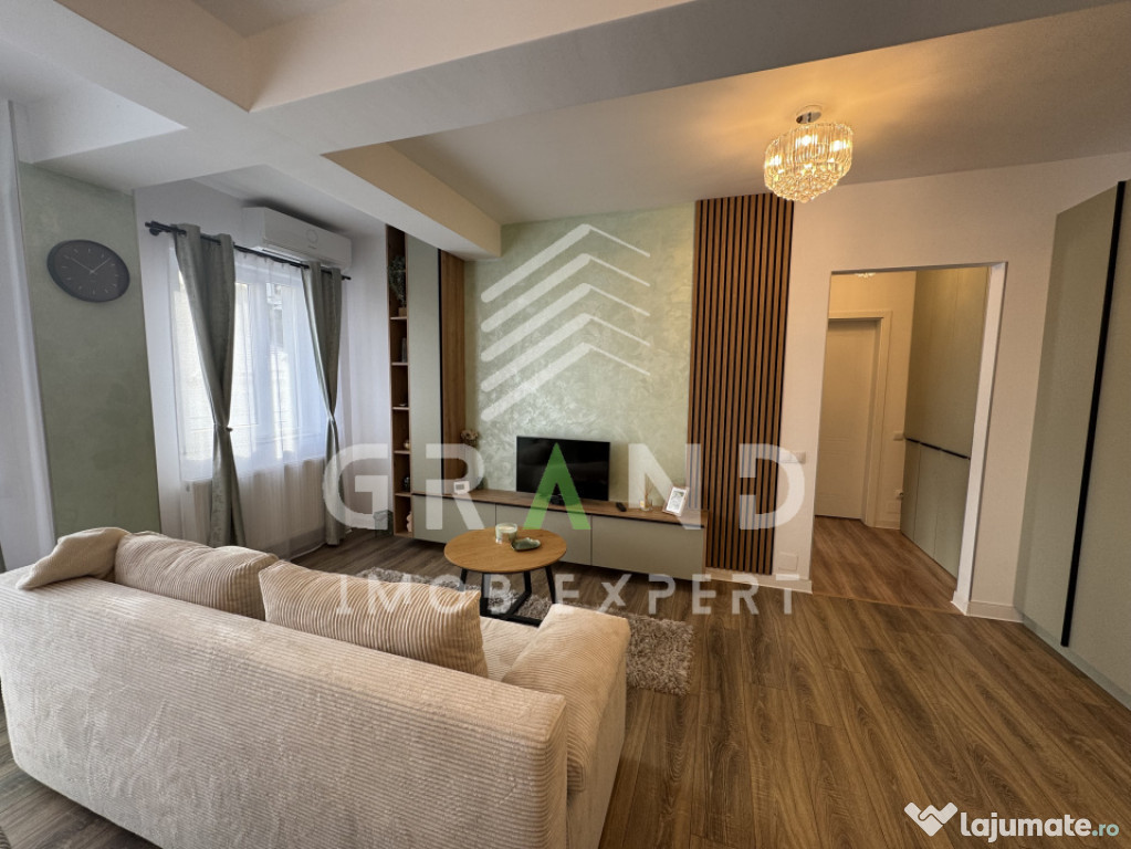Apartament 2 camere,ultrafinisat,cu parcare subterană–Flo