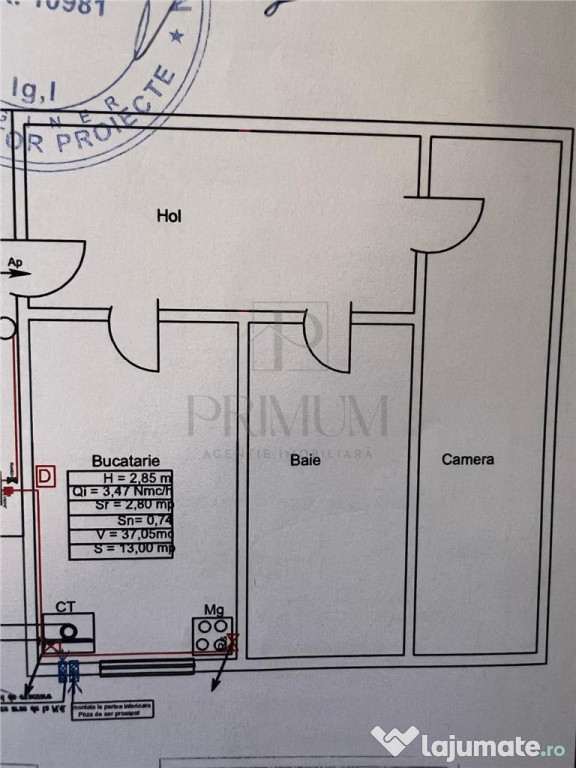 Apartament Spatios - Decomandat - Etaj Intermediar - Central
