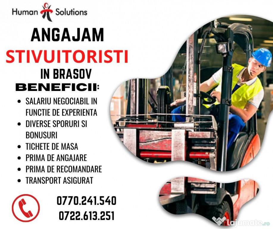 Angajam stivuitoristi in Brasov