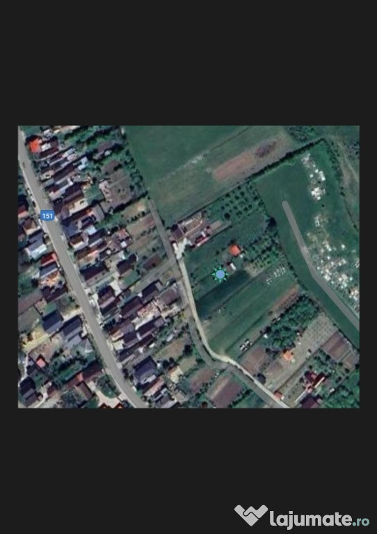 Teren extravilan 10 ari, cu căsuță din lemn, vie, livadă, panorama