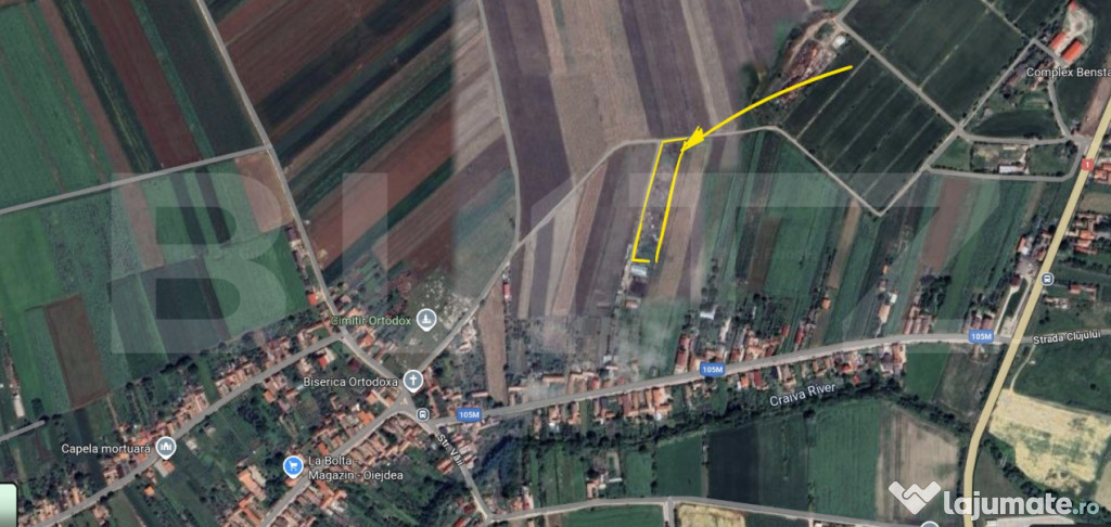 Teren intravilan, 6455 mp, zona Oiejdea
