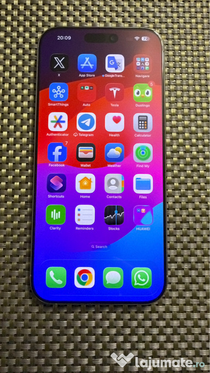 Iphone 16 pro max 256 Gb, garantie octombrie 2026