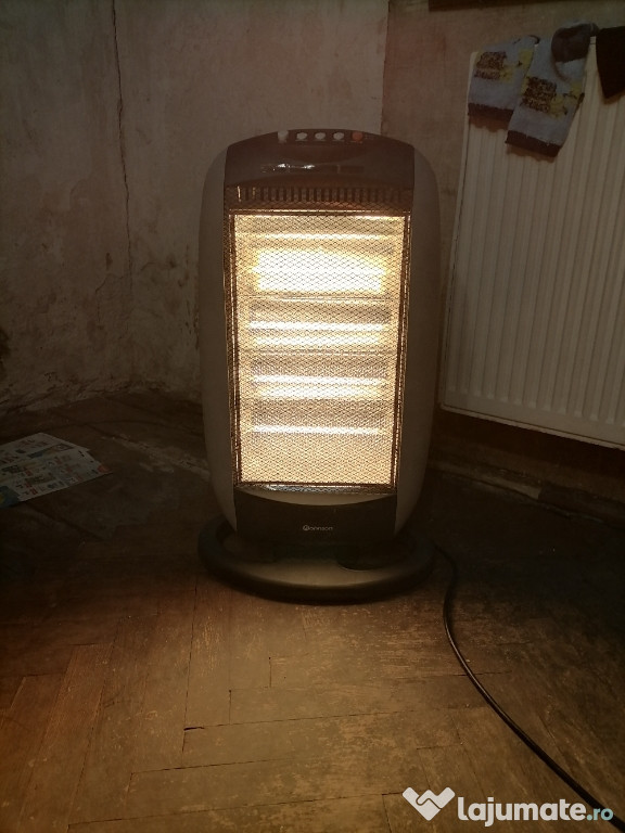 Radiator electric cu halogen