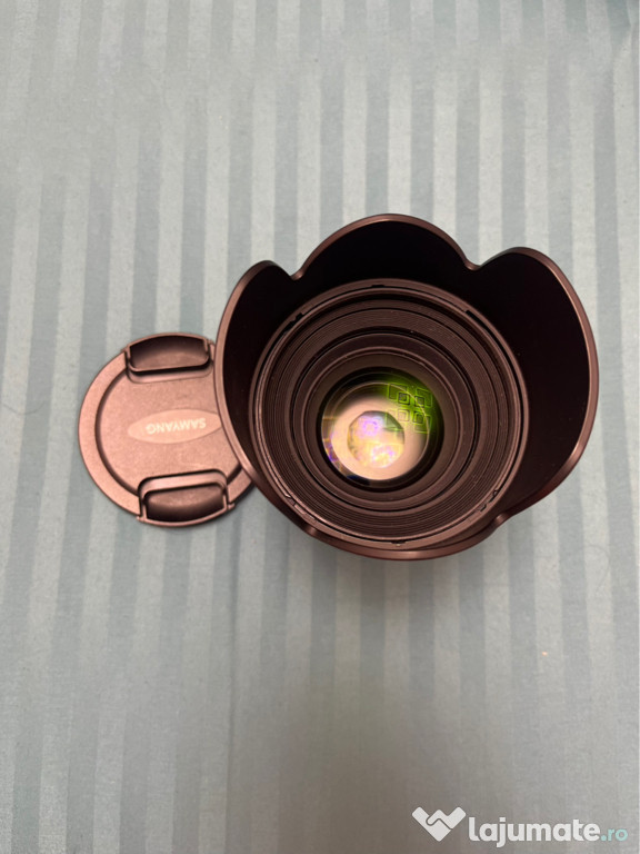 Samyang 50mm T1.5 Cine Lens Canon EF + parasolar