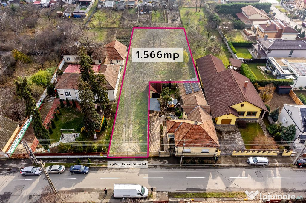 Teren construcții, 1566 mp Strada A. Milan Tabacovici, A...