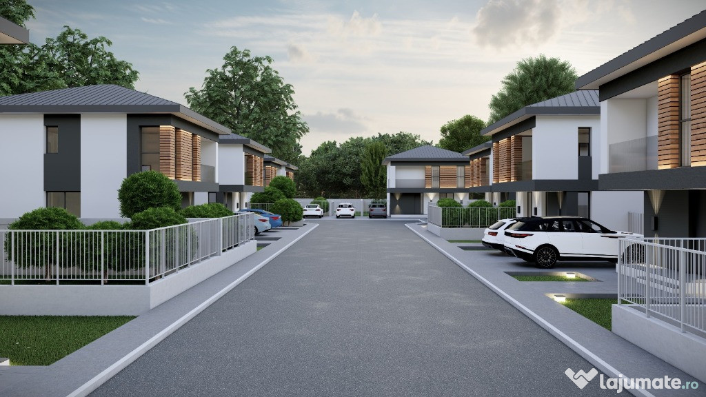 Complex de vile | P+1E | 4 camere | 200 m fata de bulevard