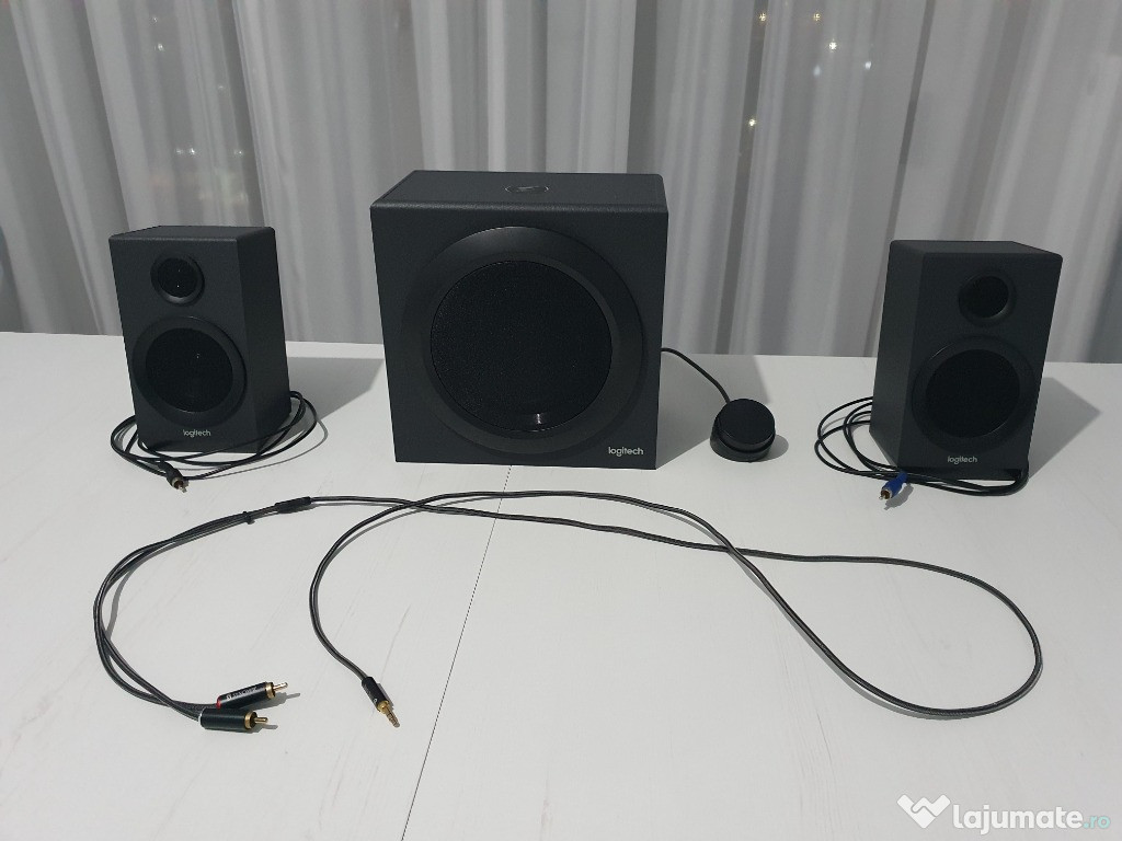 Boxe LOGITECH Z333, 2.1, 80W (40W RMS), negru, PC/TV/Telefon/Consola