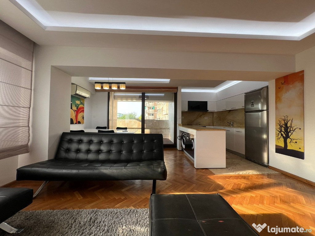 3 camere lângă parcul Tineretului, 2 bai, complet mobilat/utilat, reno