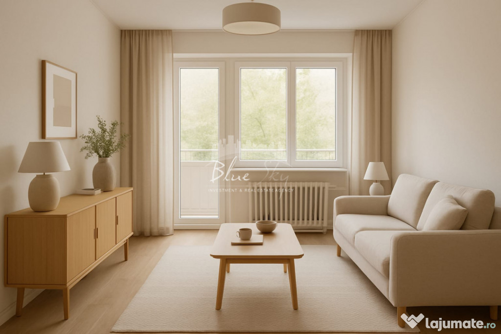 Apartament cu potențial, într-o zonă plină de verdeață