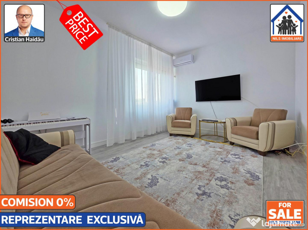 Apartament 2 cam | Renovat | Mobilat | Utilat | Parcare |S1